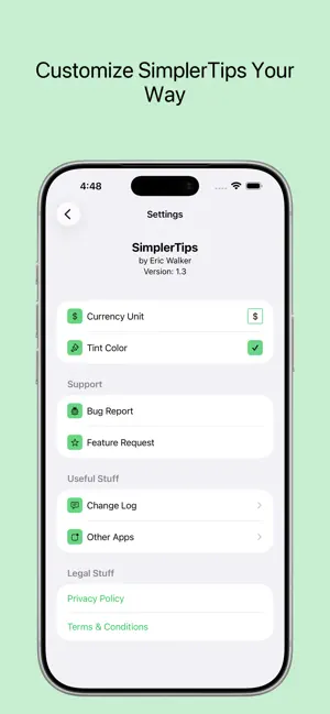 SimplerTips - Simple Tip Calc screenshot 3