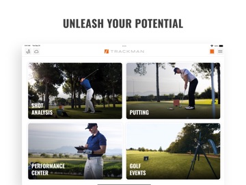 TrackMan Golf Pro iPad screenshot