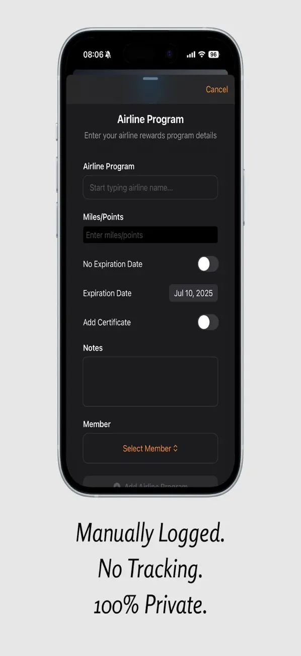 Screenshot #3 pour TravelRewards Wallet
