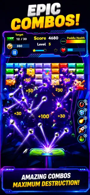 Brick Mania : Brick Breaker screenshot 3