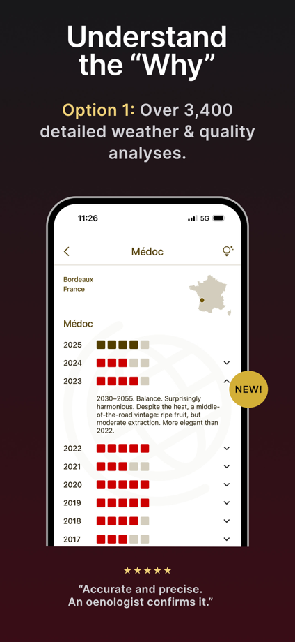 Wine Vintages: Expert Ratings App Store screenshot 2