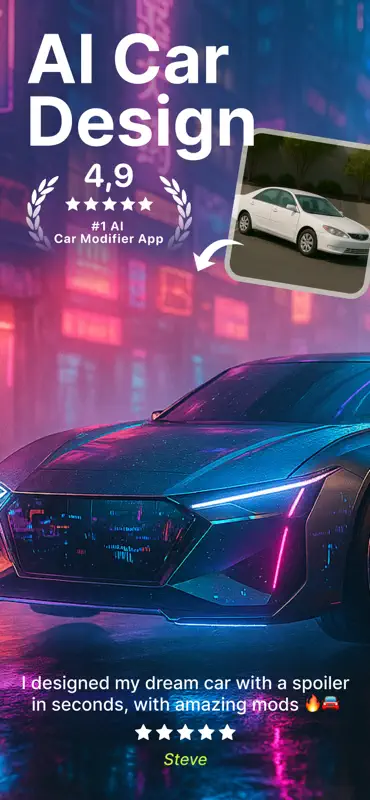AI Car Designer Modify & Tune screenshot 1 of 10