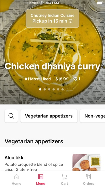 Chutney Indian Cuisine To Go