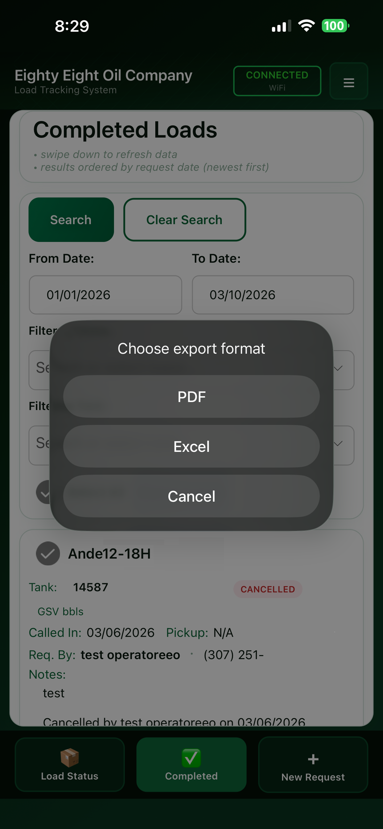 Load Tracking System screenshot 5