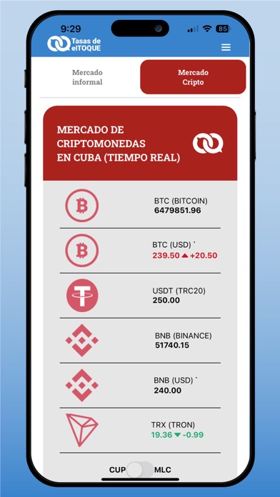 Tasas de elTOQUE Screenshot
