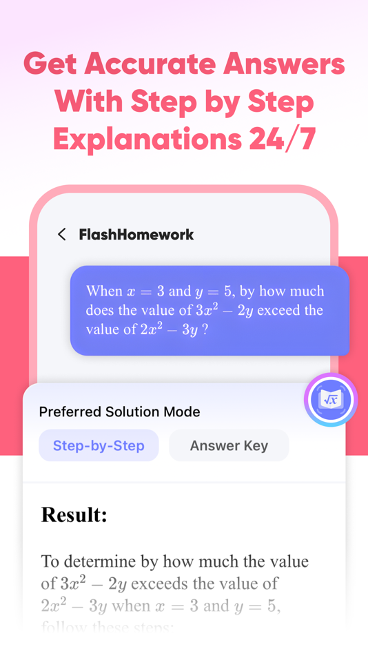 #2. FlashHomework - AI Math Tutor (iOS) 来自: NAVIEMU PTE. LTD