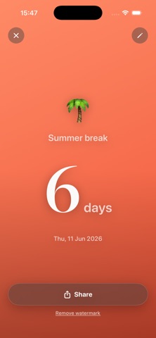 Soon: Countdown Widget Screenshot 4 of 6