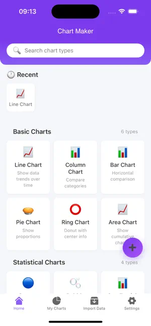 Chart Maker Bar Line Pie Graph screenshot 1