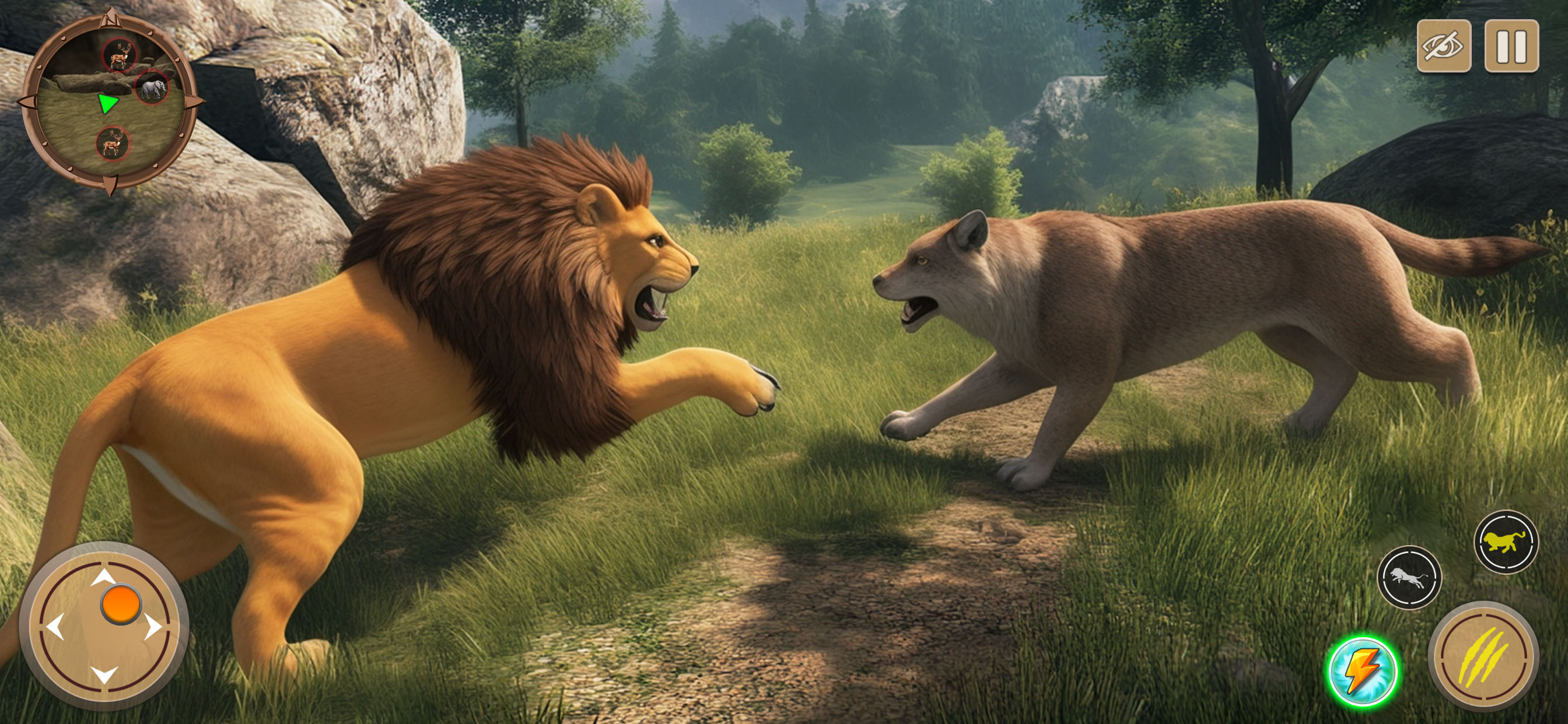 Wild Lion Simulator Games 3D