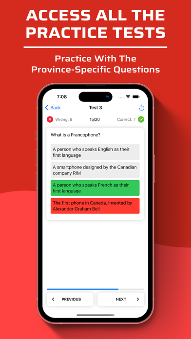 2025 Canadian Citizenship Test Screenshot