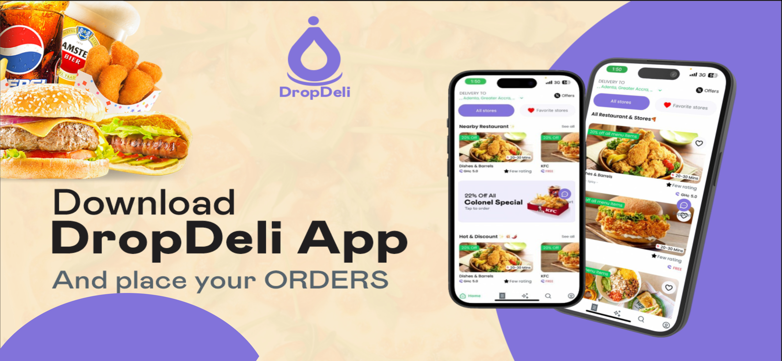 DropDeli-Food Delivery & More