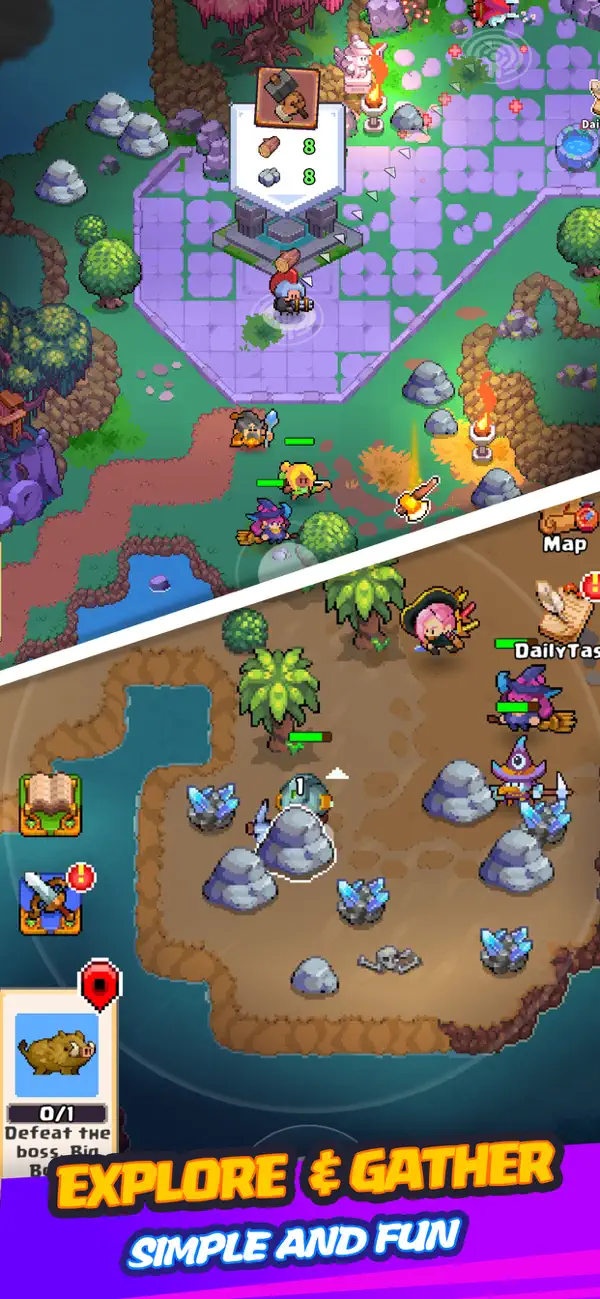 Mini Brawl Go! – RPG Adventure Hack screenshot 2 - game app interface