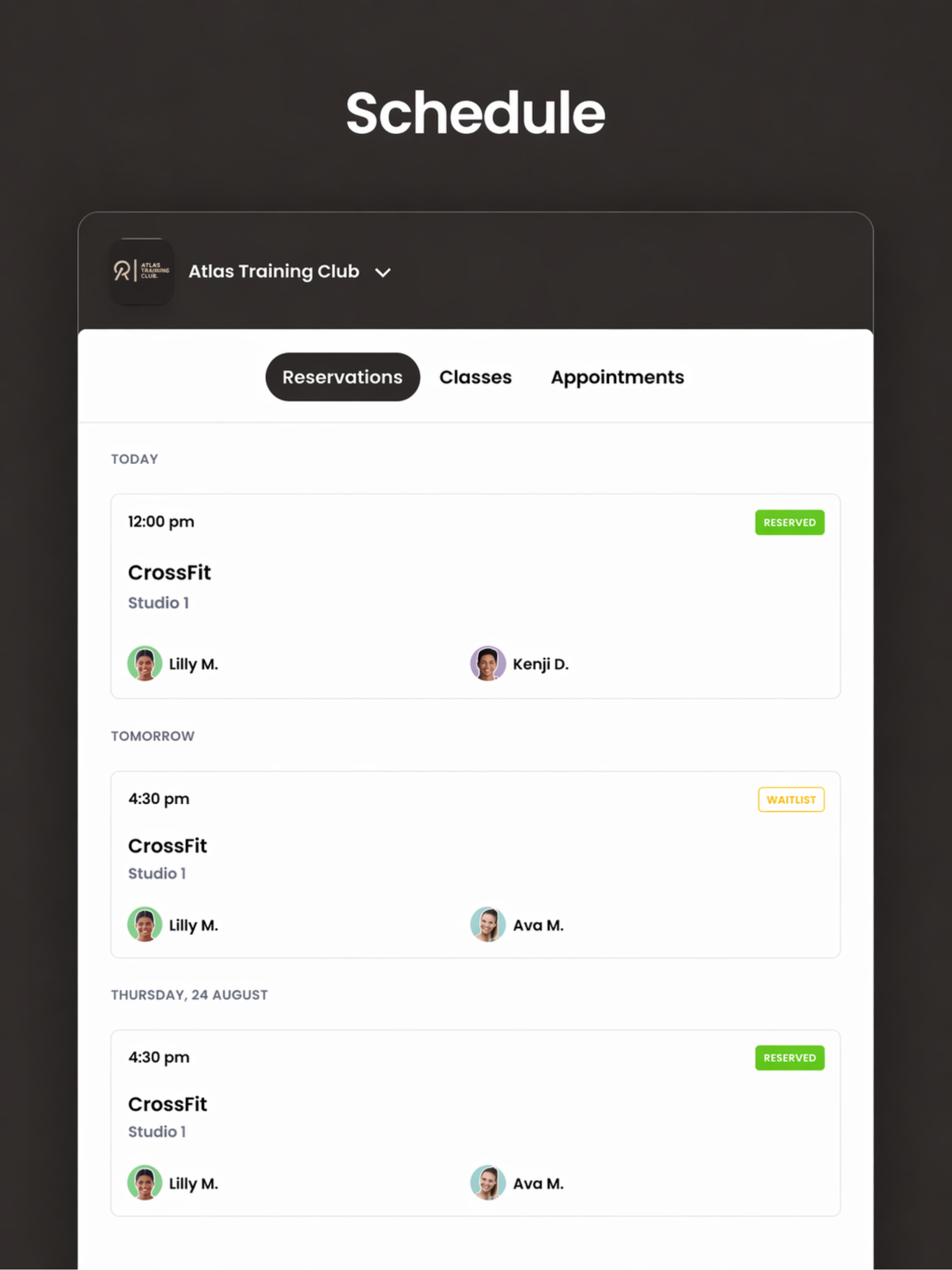 Atlas Training Club screenshot 8