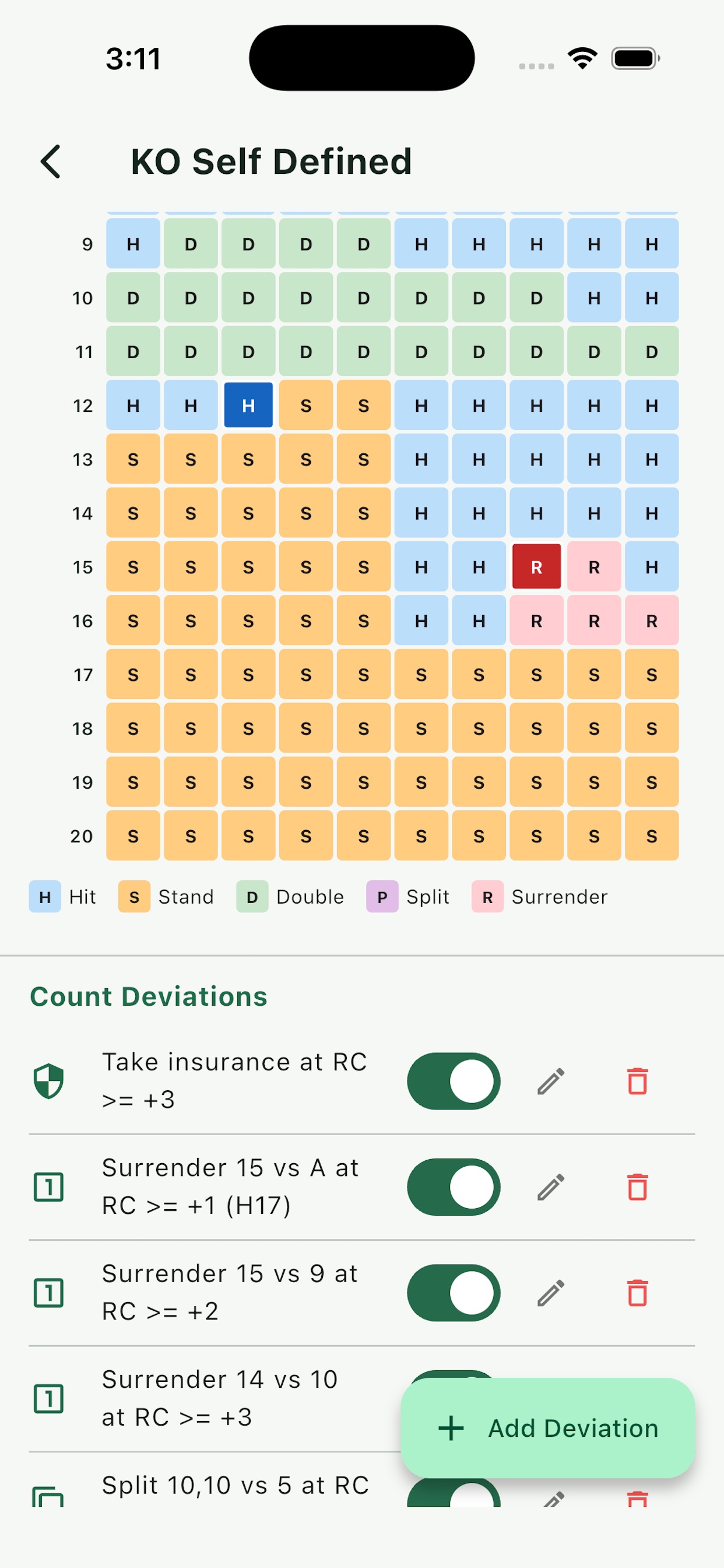 Screenshot 9 of BJ Card Counting Trainer