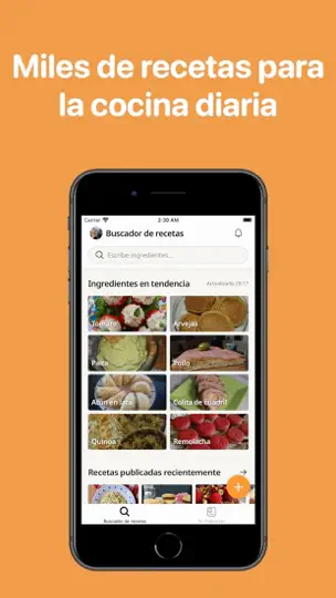 Captura de pantalla de Cookpad Recetas, Cocina Casera en iPhone 1