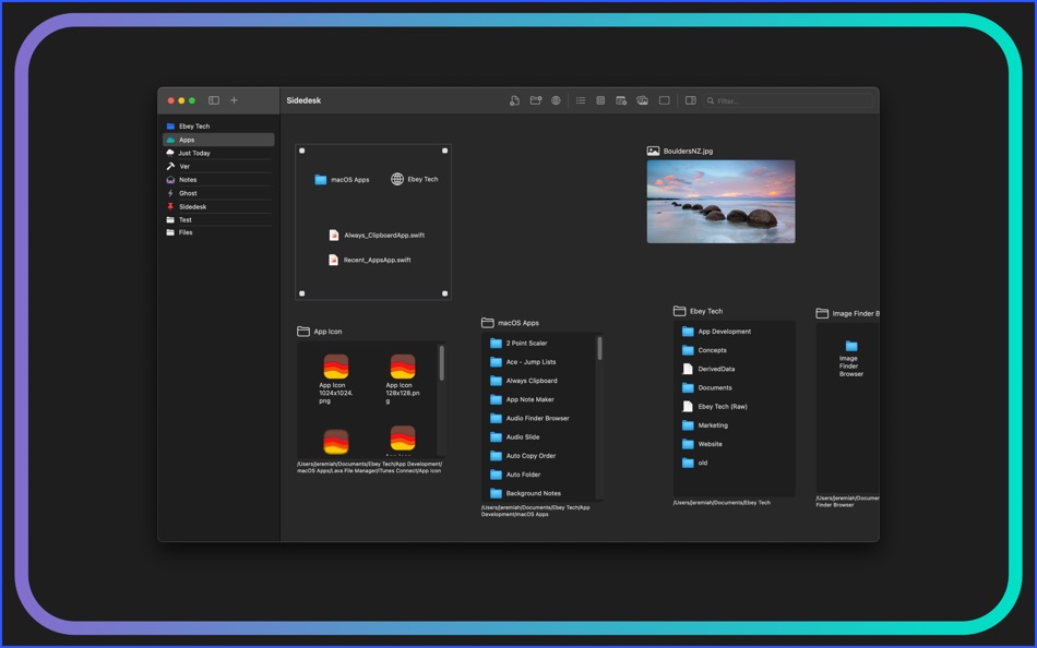 #2. Sidedesk (macOS) 由: Ebey Tech LLC
