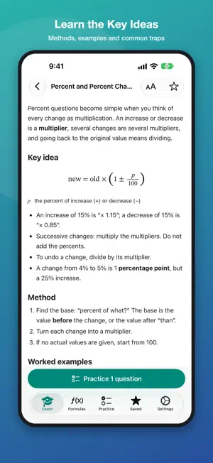 Math Prep for GRE: Quant Tests screenshot 2