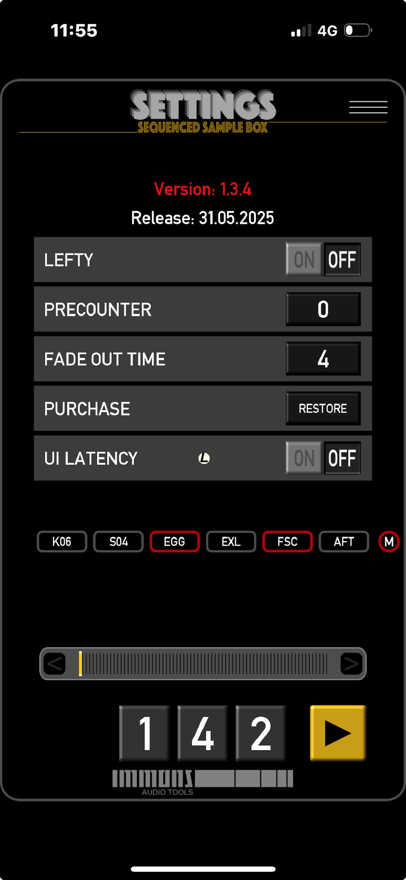 Trace Sequenced Sample Box