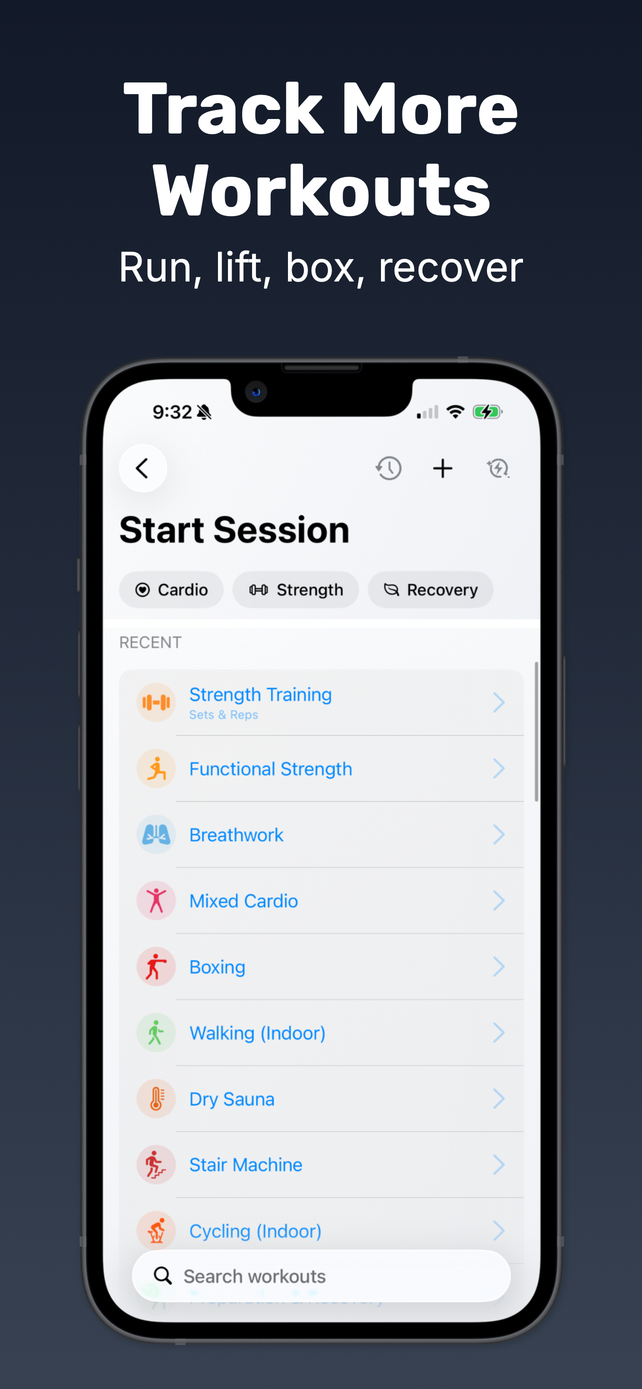 Peak: Gym Workout & Lift Log screenshot 9