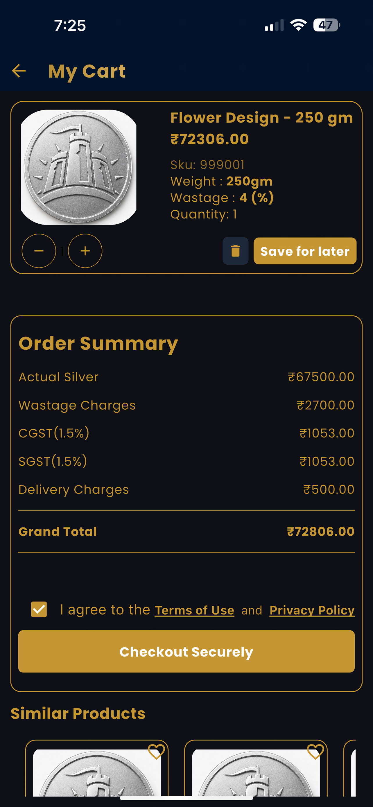 Samrajya Silvers App
