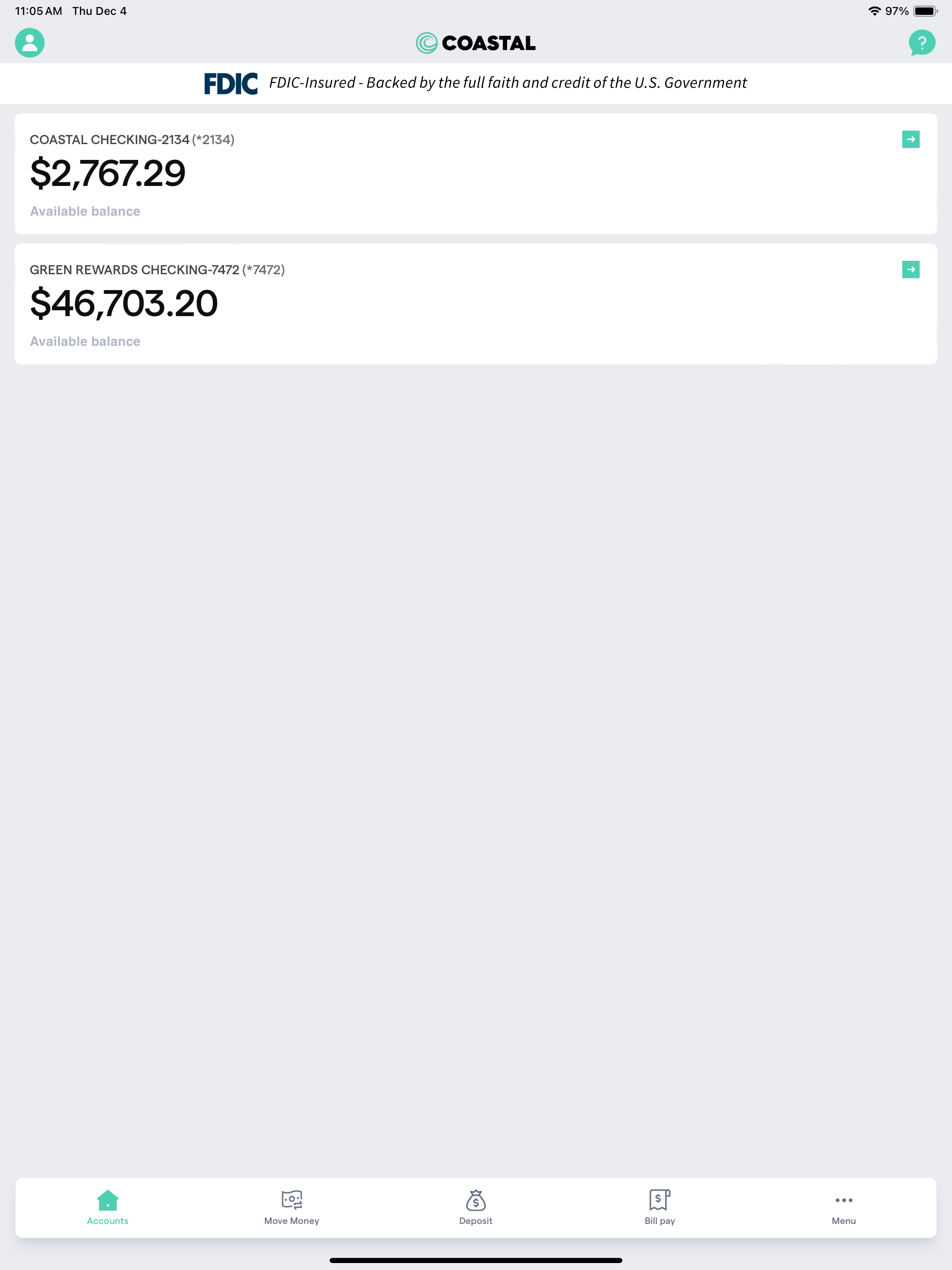 Coastal Community Bank Mobile