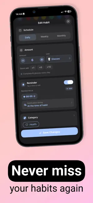Habbit: Goals tracker & Streak screenshot 4