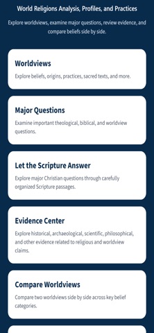 WRAPP: World Religions app screenshot