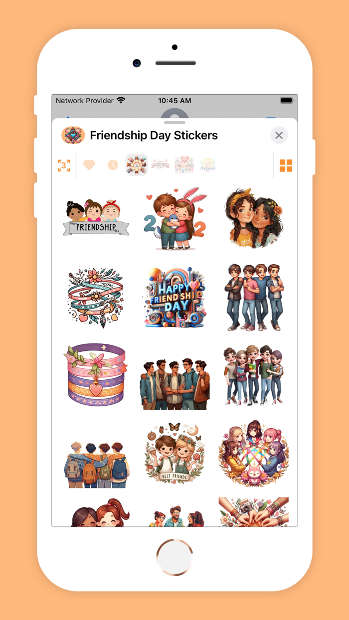 Friendship Day iStickers