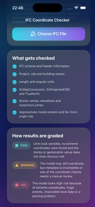 IFC Coordinate Checker Screenshot 3 of 10