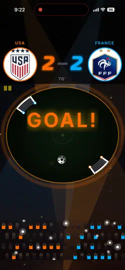 Capture d'écran de Arena Battle Score sur iPhone 6