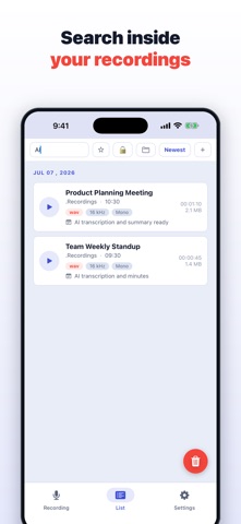 AI Voice Recorder Pro: Notes Screenshot 7 of 8