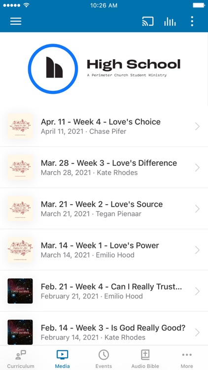 High School Ministry