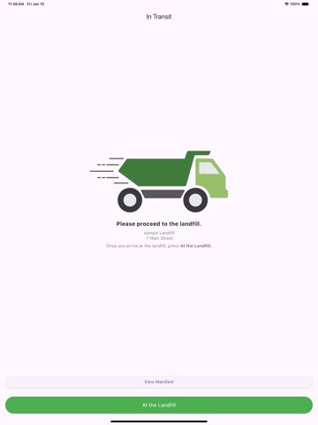 Livegistics Driver iPad screenshot
