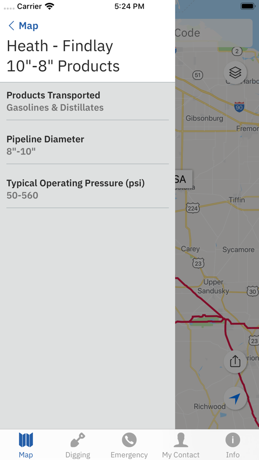 #2. Pipeline Finder (iOS) 由: Marathon Petroleum
