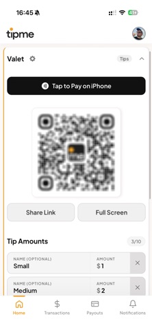 TipMe - Digital Tip Jar Screenshot 4 of 8