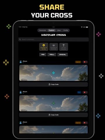 Custom Crosshair iPad screenshot