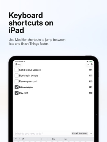 Simply Things: To-Do List iPad screenshot