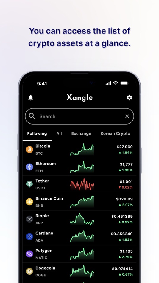 #3. Xangle : Trusted Crypto Info (iOS) 由: CrossAngle