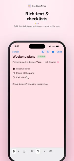 Sync Sticky Notes screenshot 2