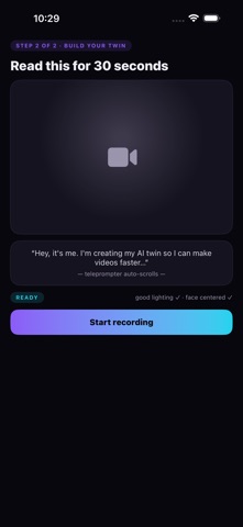 Mecast — Your AI Twin Screenshot 2 of 5
