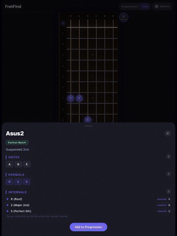 FretFind iPad screenshot