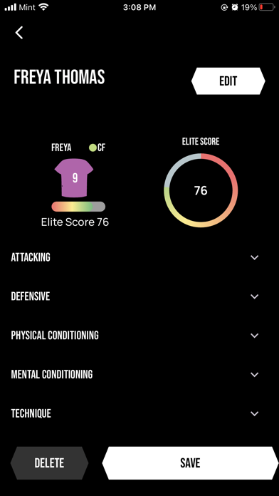 Elite Soccer Player iPhone screenshot 2 - Sports app