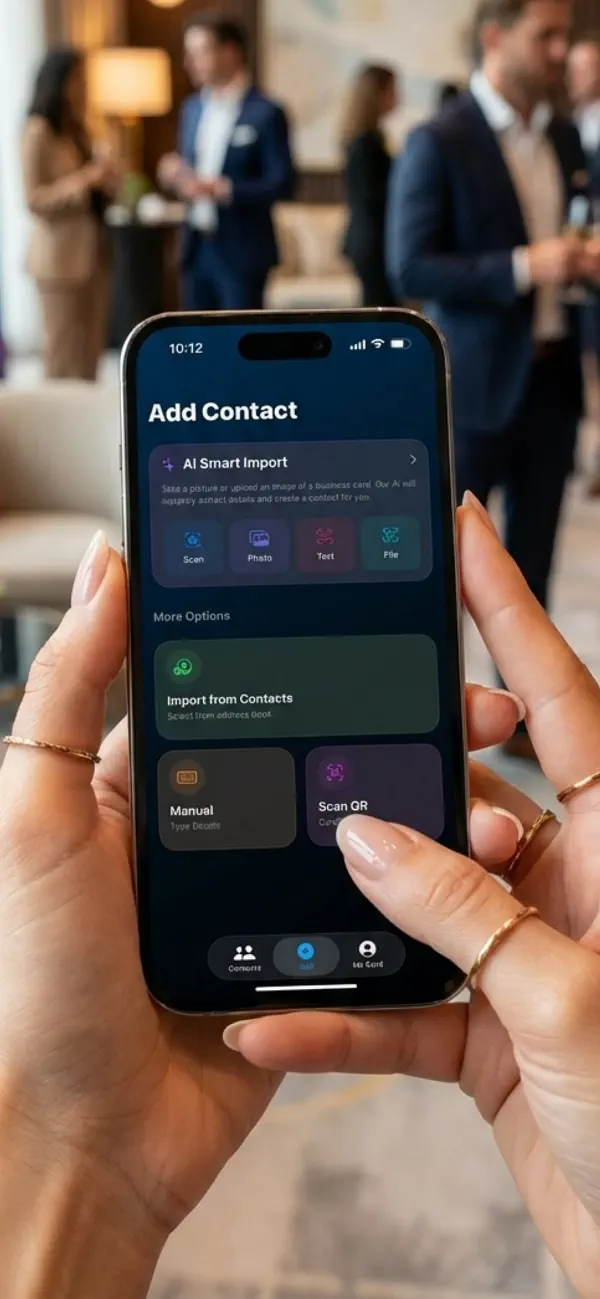 #1. Card Beam:AI Business Card +QR (iOS) 由: Anass Damri