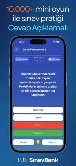TUS SınavBank 2026 iPhone Ekran Görüntüsü 2
