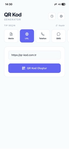 QR Kod Oluşturucusu screenshot