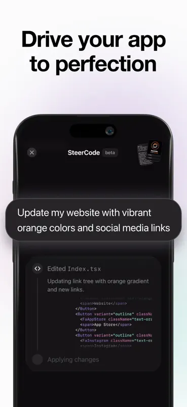 SteerCode: Vibe Coding Builder screenshot 3 of 7