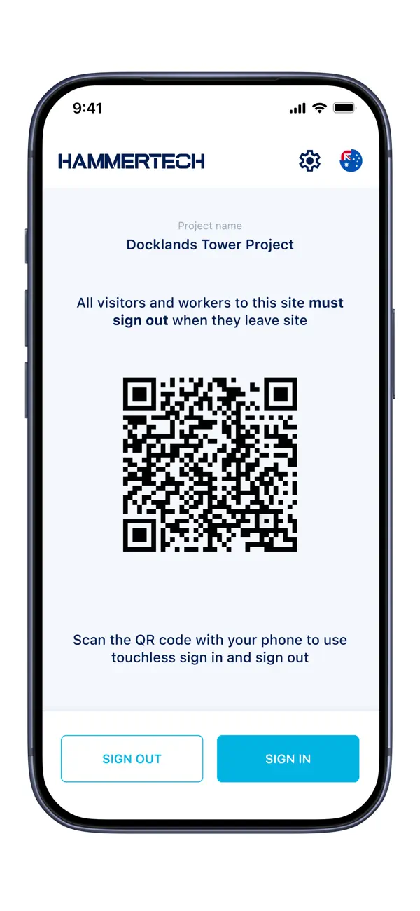 Screenshot #1 pour HammerTech Sign-in Book