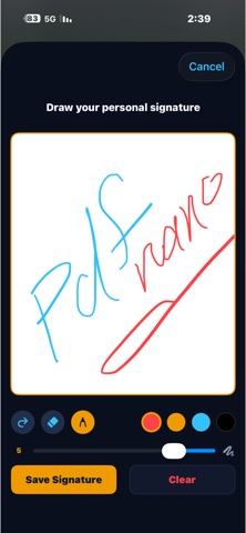 PDF nano: Editor - Translate iPhone screenshot
