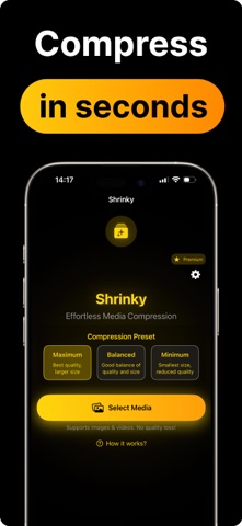 Video Compressor: Shrinky Screenshot 1 of 5