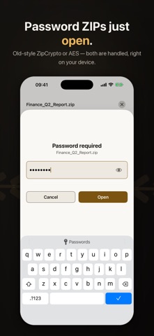 Zipda: Unzip & Zip Files Screenshot 3 of 6